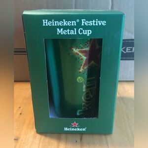 Heineken Festive Metal Cup